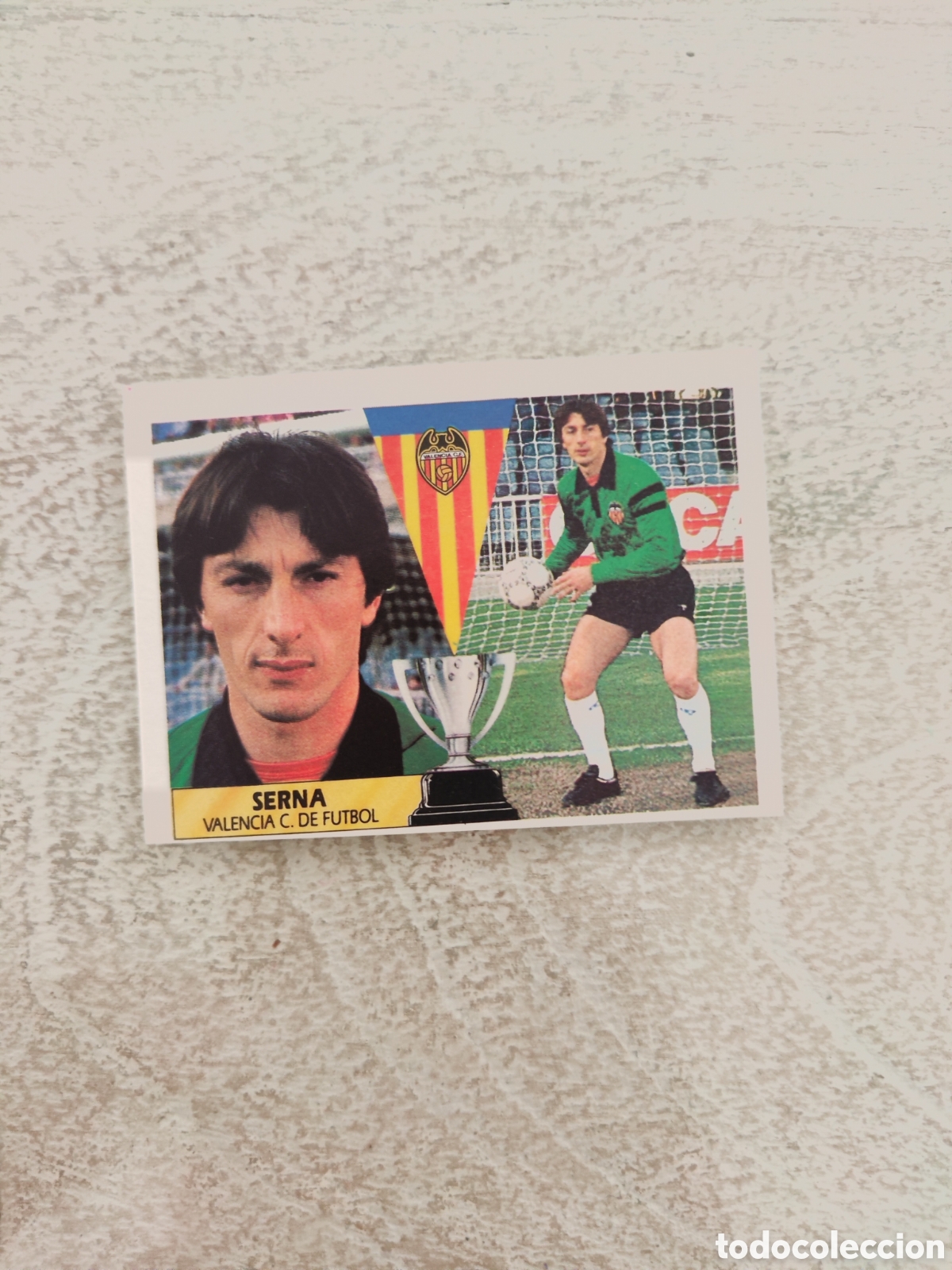 Cromos de f&uacute;tbol: Este 87 88 despegado Valencia Serna baja