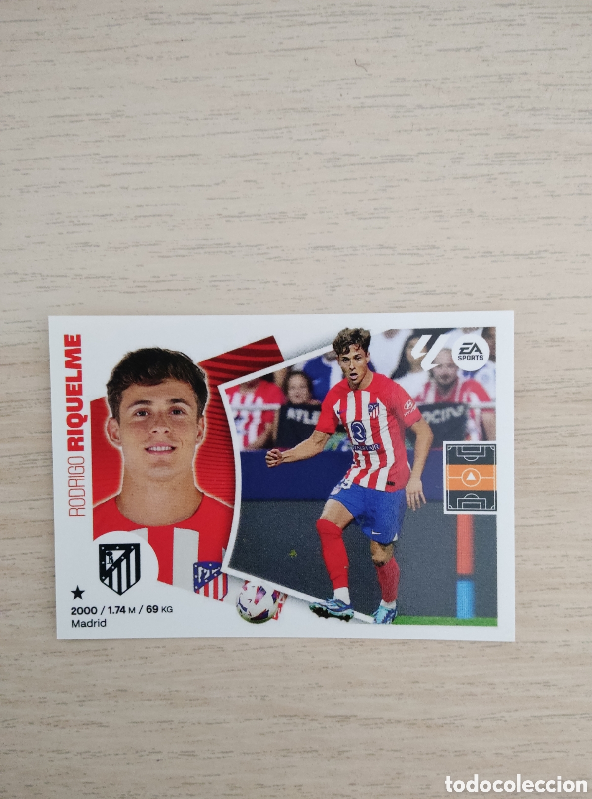 Cromos de f&uacute;tbol: 17 RODRIGO RIQUELME ATLETICO MADRID LIGA ESTE 2024 2025