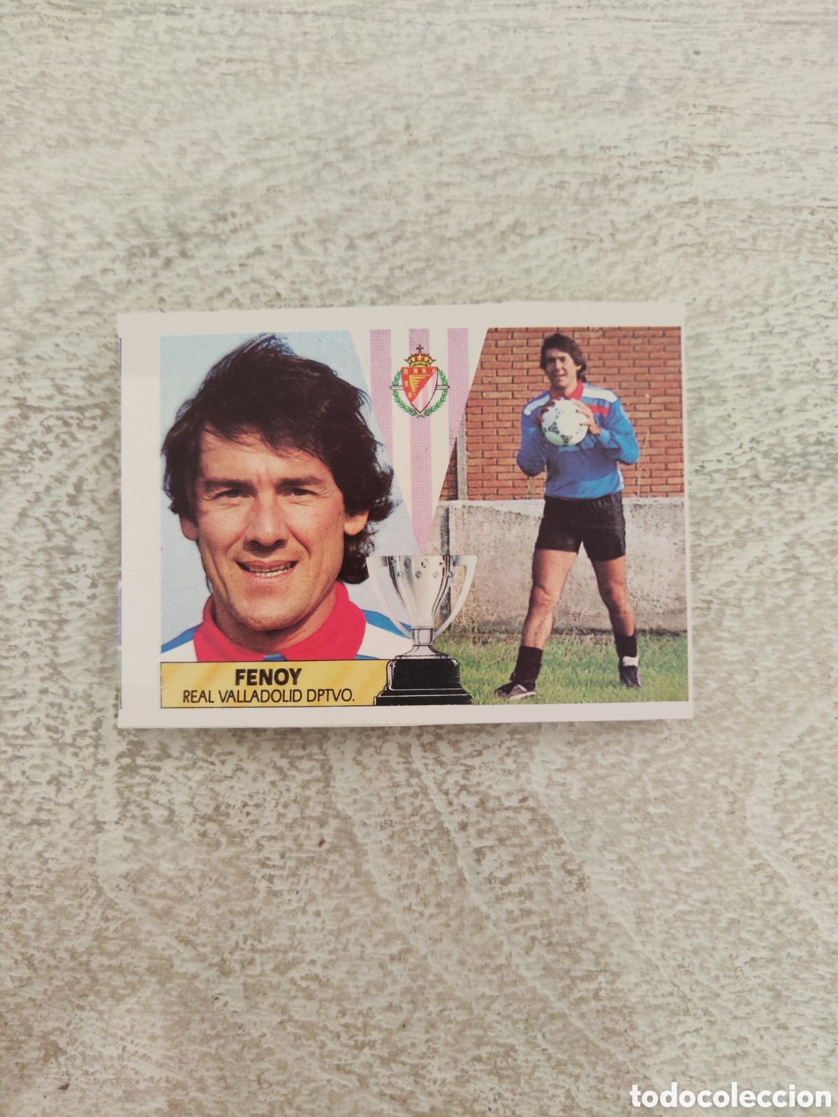 Cromos de f&uacute;tbol: Este 87 88 despegado Real Valladolid Fenoy
