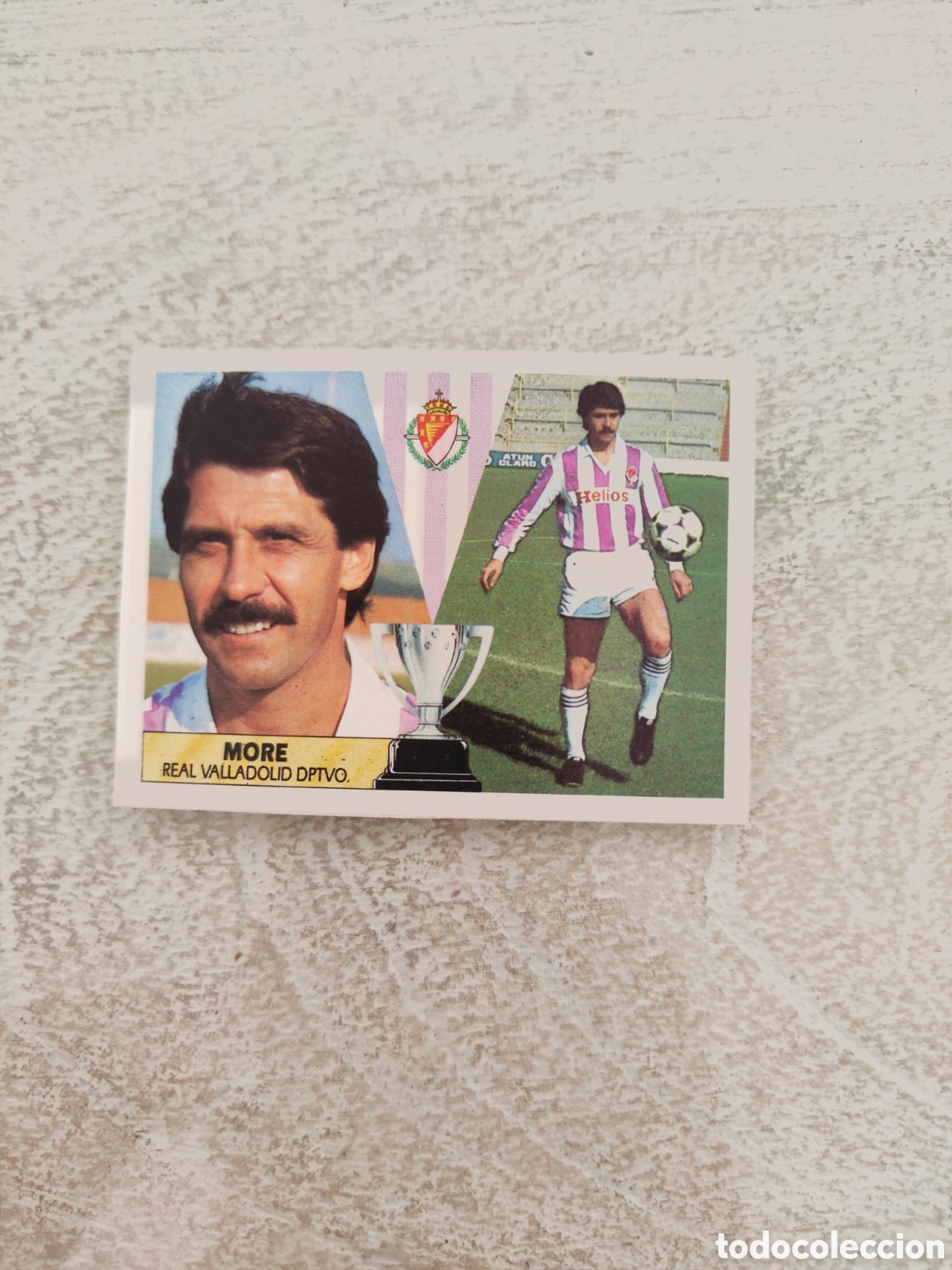 Cromos de f&uacute;tbol: Este 87 88 despegado Real Valladolid Mor&eacute;