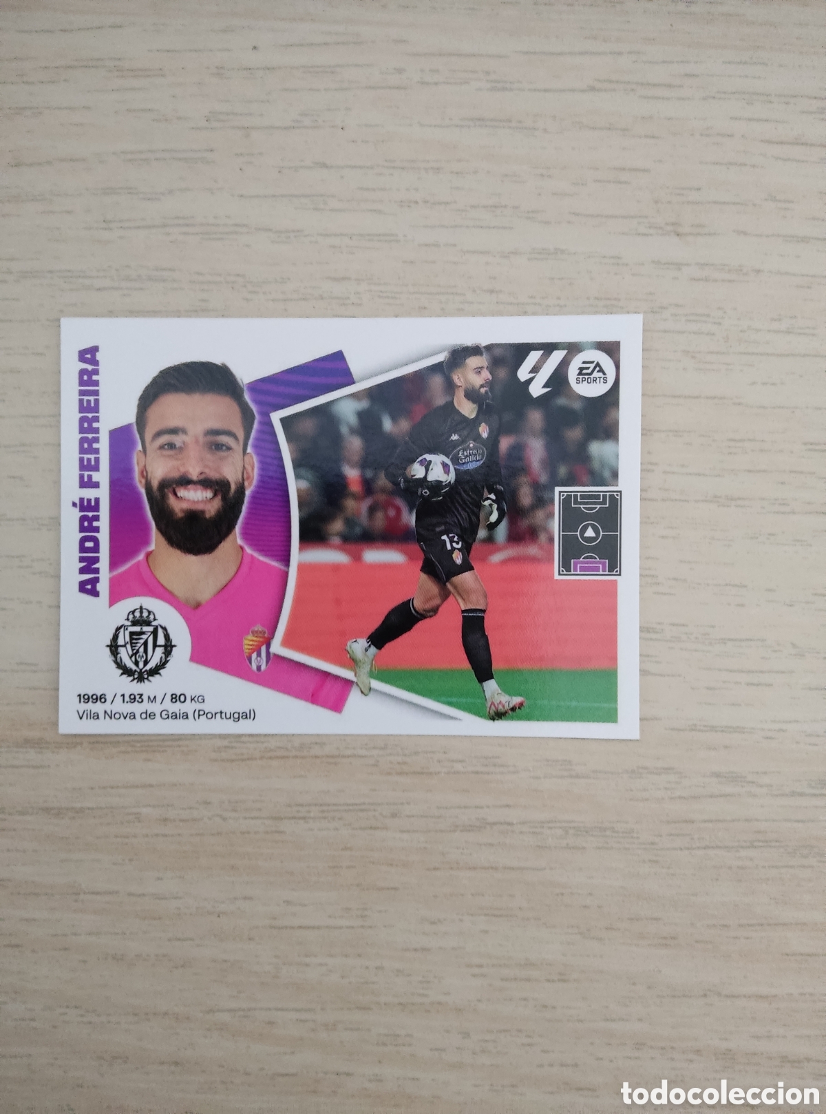 Cromos de f&uacute;tbol: 4 ANDRE FERREIRA VALLADOLID LIGA ESTE 2024 2025