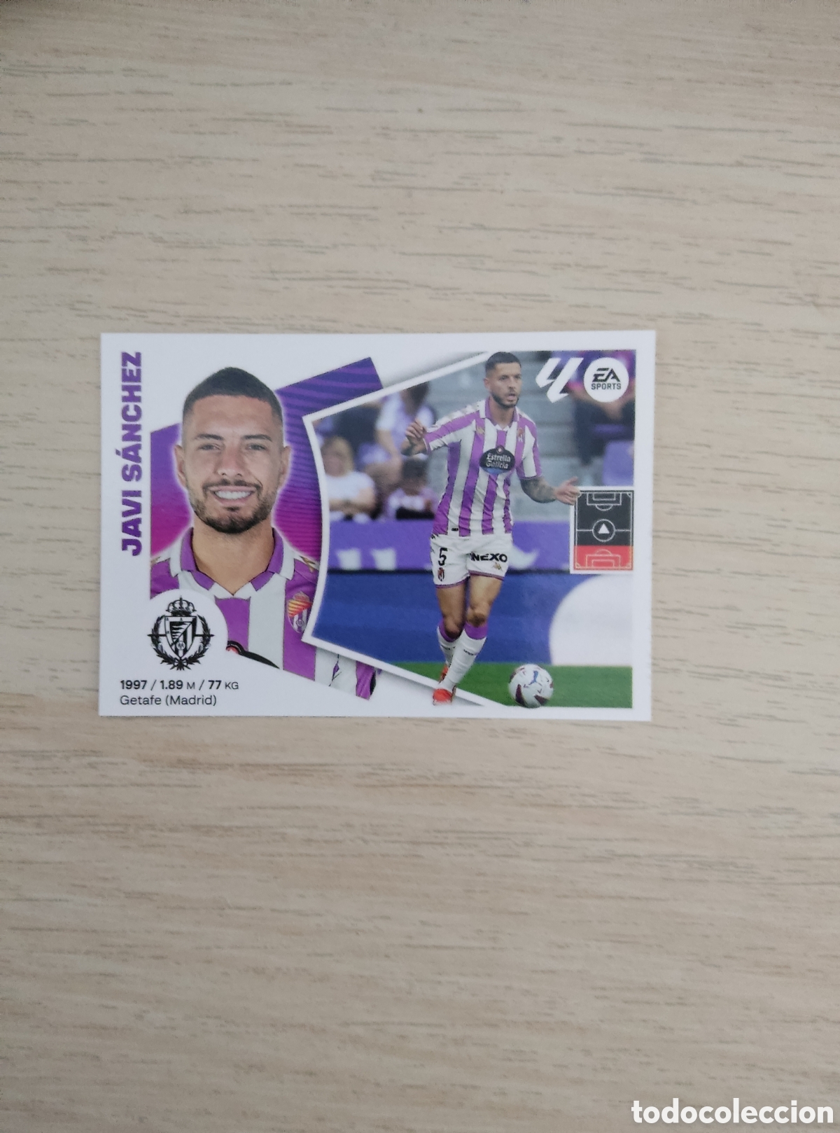 Cromos de f&uacute;tbol: 7 JAVI SANCHEZ VALLADOLID LIGA ESTE 2024 2025