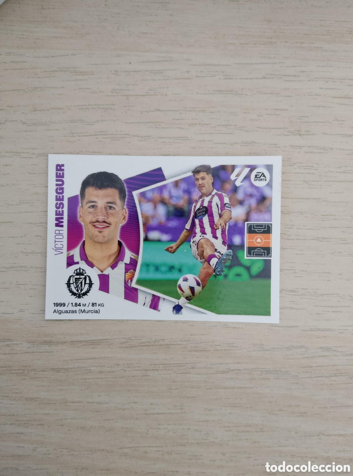 Cromos de f&uacute;tbol: 12A MESEGUER VALLADOLID LIGA ESTE 2024 2025