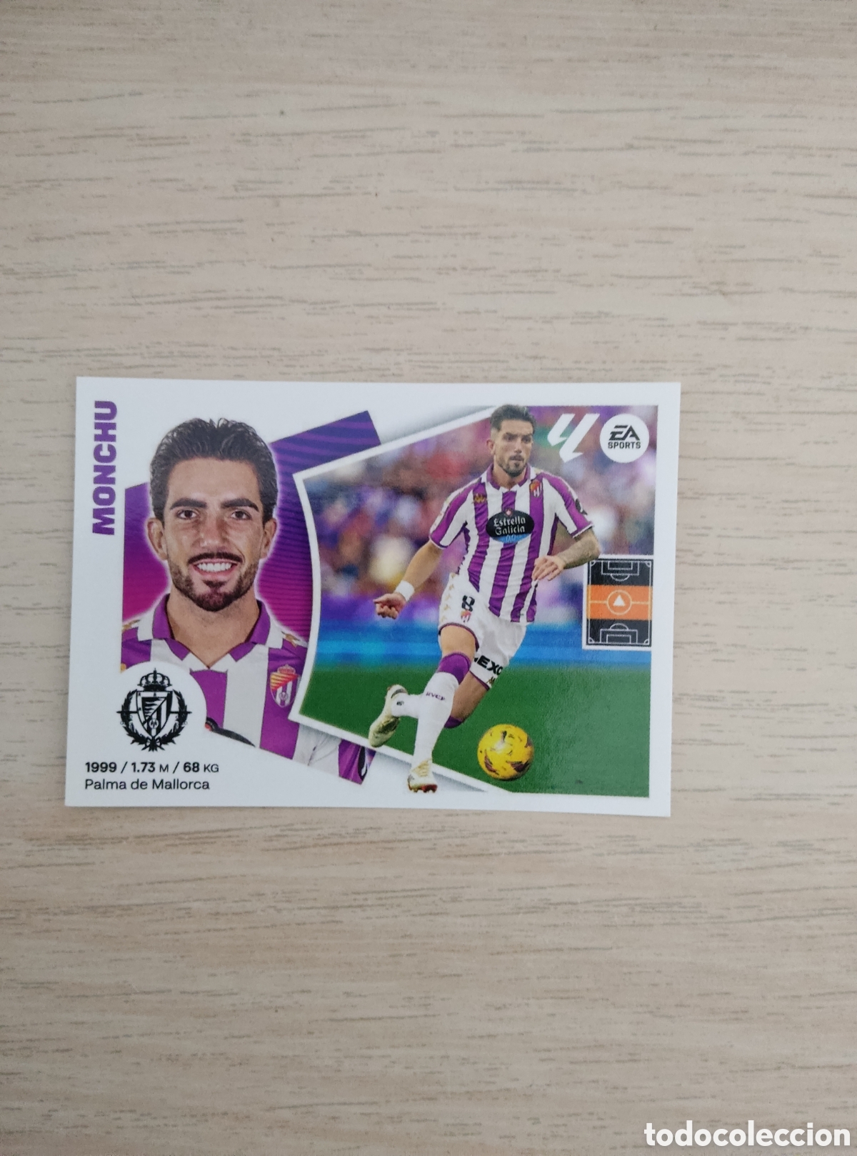 Cromos de f&uacute;tbol: 13 MONCHU VALLADOLID LIGA ESTE 2024 2025