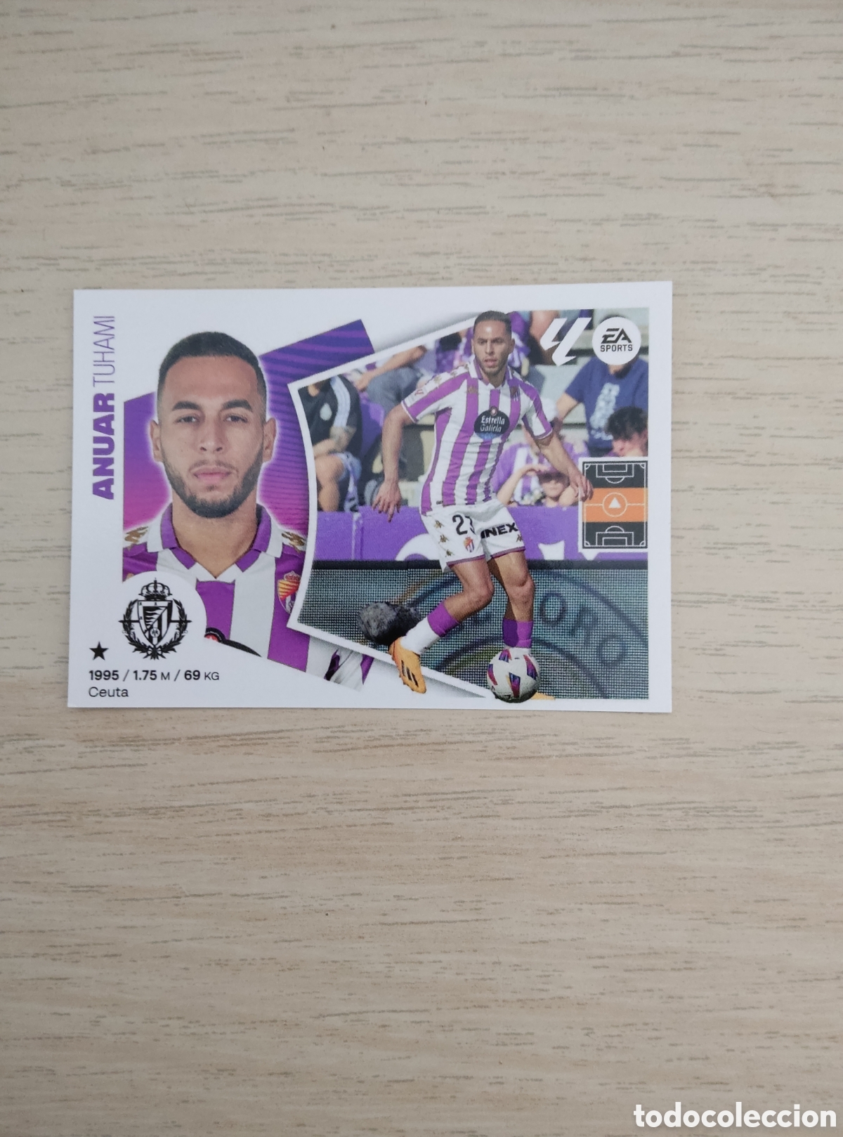 Cromos de f&uacute;tbol: 14 ANUAR VALLADOLID LIGA ESTE 2024 2025