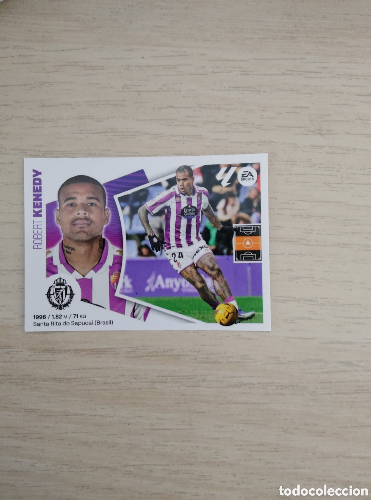 Cromos de f&uacute;tbol: 15A KENEDY VALLADOLID LIGA ESTE 2024 2025