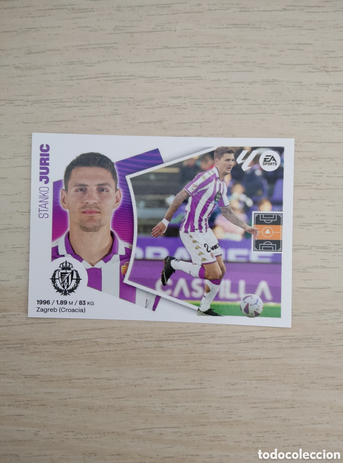 Cromos de f&uacute;tbol: 15B JURIC VALLADOLID LIGA ESTE 2024 2025