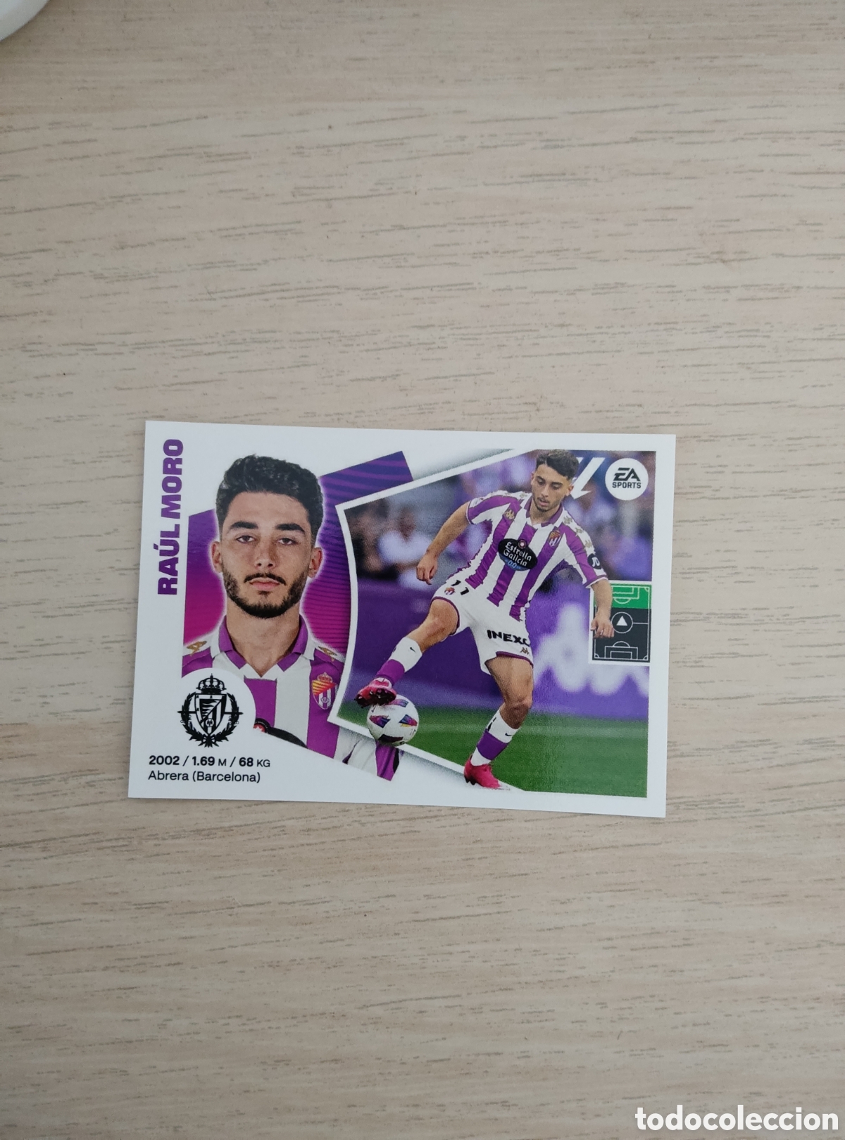 Cromos de f&uacute;tbol: 18 RAUL MORO VALLADOLID LIGA ESTE 2024 2025