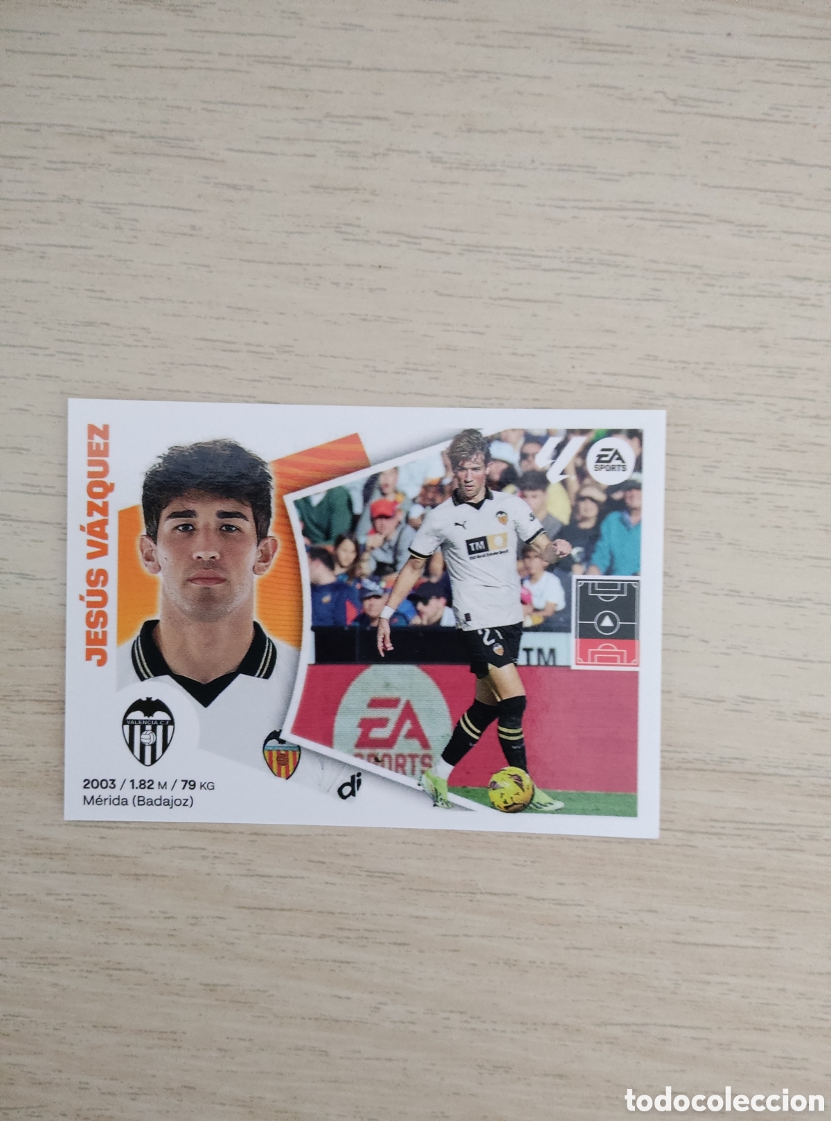 Cromos de Futebol: 9B JESUS VAZQUEZ VALENCIA LIGA ESTE 2024 2025