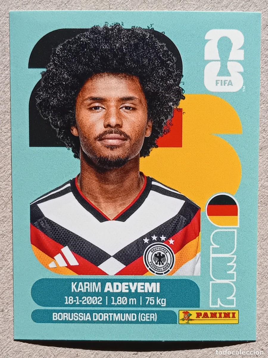 Cromos de Futebol: Figurina Panini 2026 Cromo World Cup Usa Mundial 2026 Karim Adeyemi Germany n GER 19