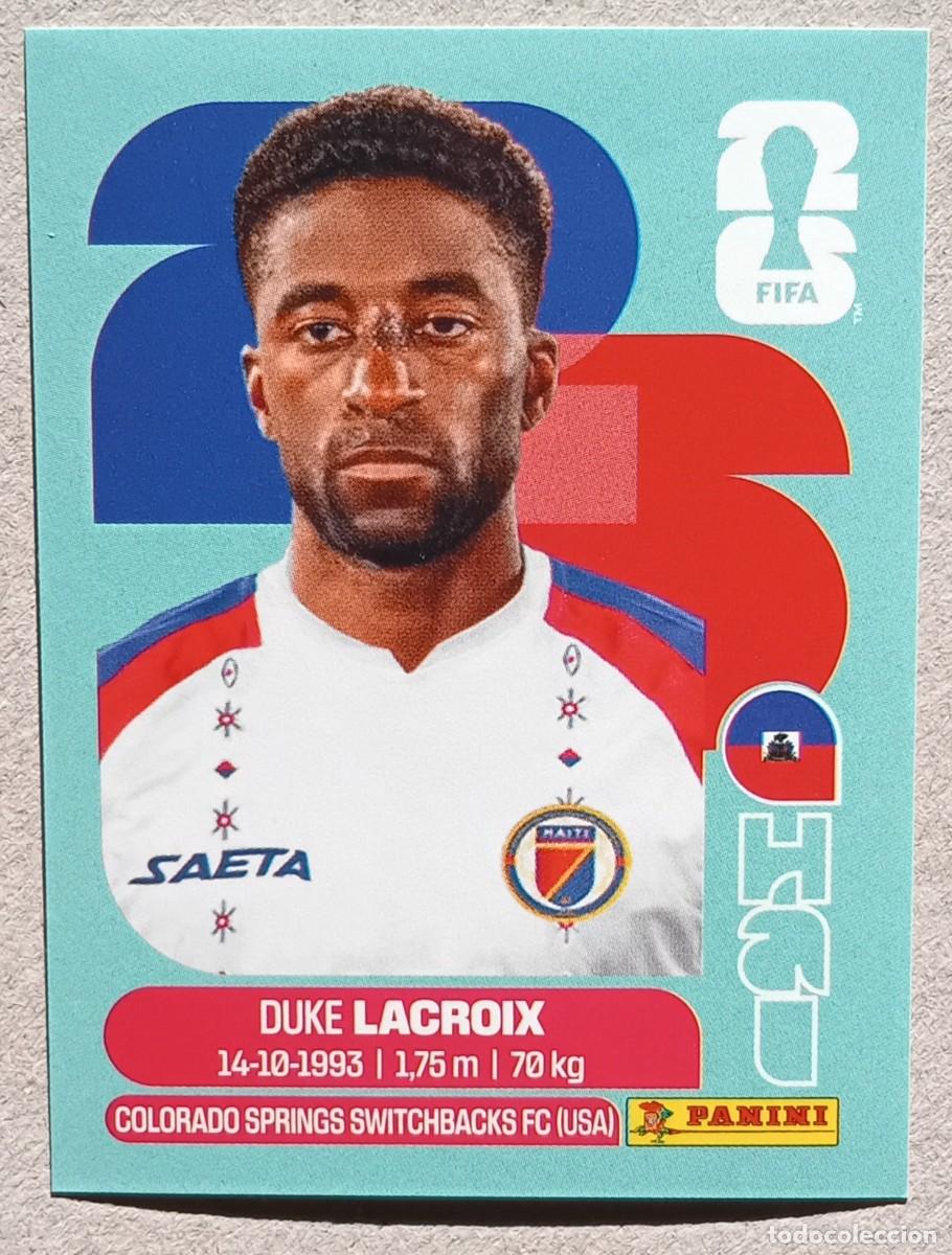 Cromos de f&uacute;tbol: Figurina Panini 2026 Cromo World Cup Usa Mundial 2026 Duke Lacroix Haiti n HAI 7