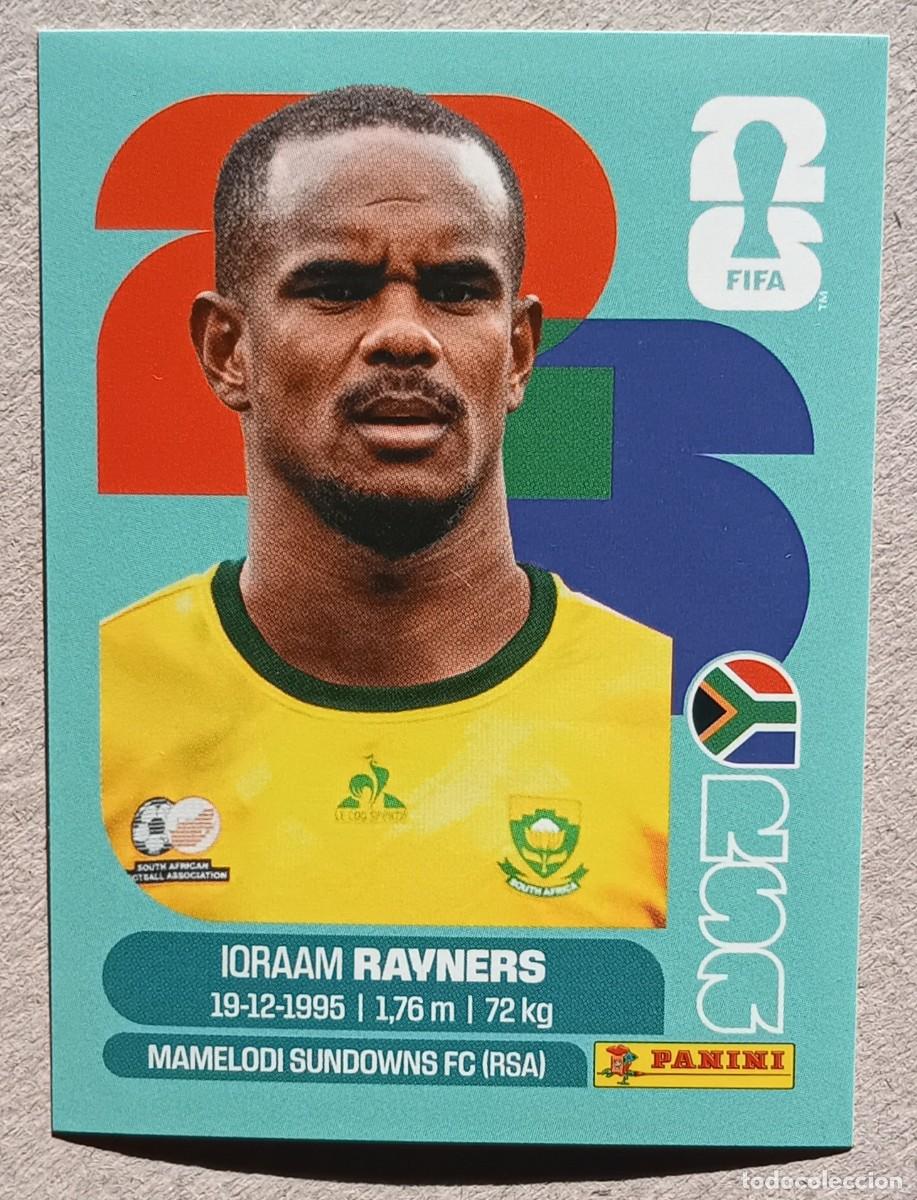 Cromos de f&uacute;tbol: Figurina Panini 2026 Cromo World Cup Usa Mundial 2026 Iqraam Rayners South Africa n RSA 18