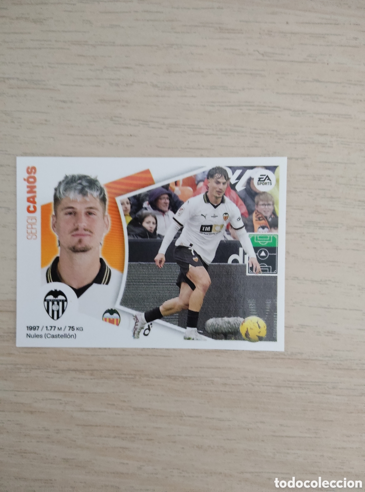 Cromos de f&uacute;tbol: 18 CANOS VALENCIA LIGA ESTE 2024 2025