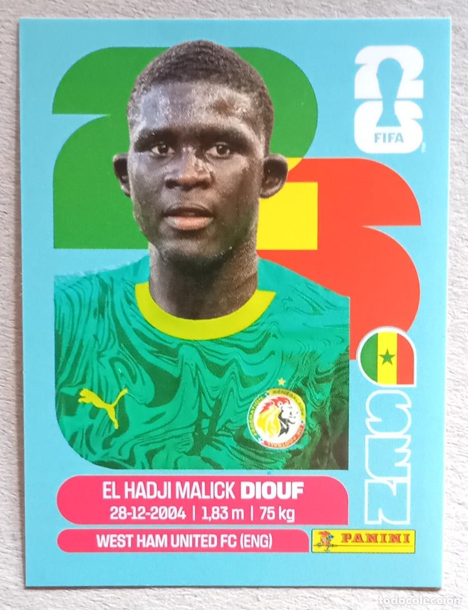 Cromos de f&uacute;tbol: Figurina Panini 2026 Cromo World Cup Usa Mundial 2026 El Hadji Malick Diouf Senegal n SEN 7