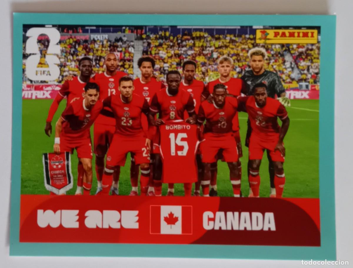 Cromos de f&uacute;tbol: Figurina Panini 2026 Cromo World Cup Usa Mundial 2026 squadra alineaci&oacute;n team Canada n CAN 13