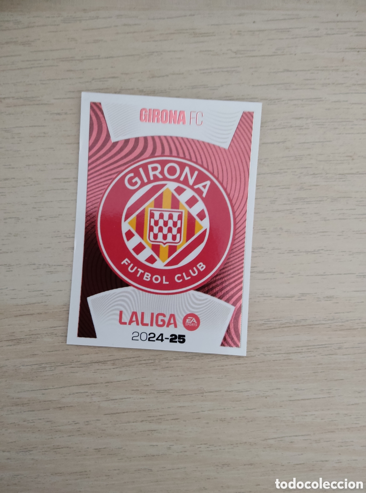 Football Stickers: 1 ESCUDO GIRONA LIGA ESTE 2024 2025