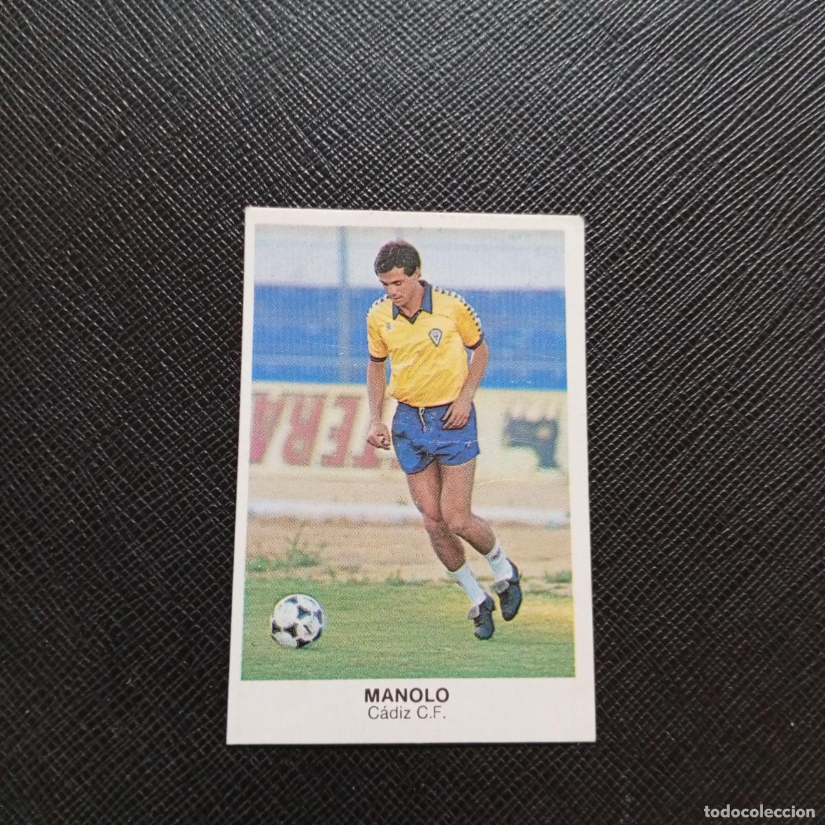 Cromos de f&uacute;tbol: MANOLO CADIZ CANO 1983 1984 CROMO FUTBOL 83 84 LIGA - DESPEGADO - A25 PG31 FICHAJE 12