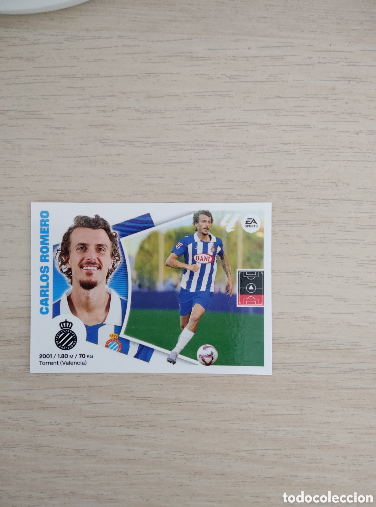 Cromos de f&uacute;tbol: 10 BIS CARLOS ROMERO ESPANYOL LIGA ESTE 2024 2025