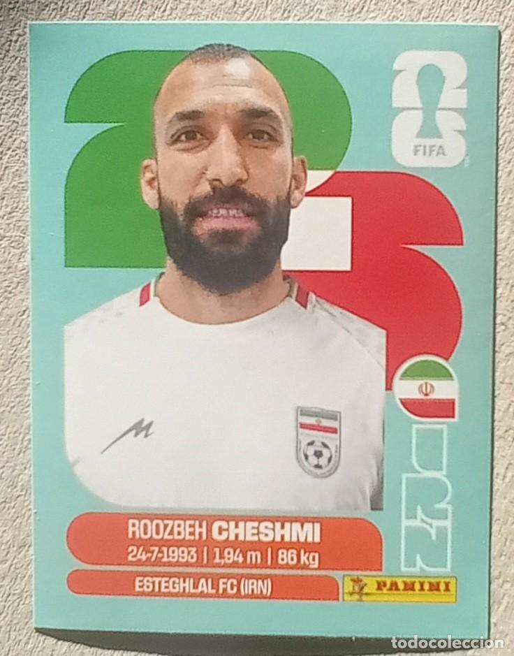 Figurine di Calcio: Figurina Panini 2026 Cromo World Cup Usa Mundial 2026 Roozbeh Cheshmi n IRN 15