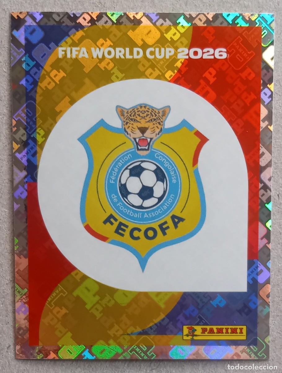 Cromos de f&uacute;tbol: Figurina Panini 2026 Cromo World Cup Usa Mundial 2026 scudetto escudo badge Congo n COD 1