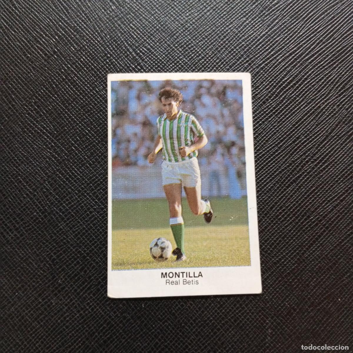 Cromos de f&uacute;tbol: MONTILLA REAL BETIS CANO 1983 1984 CROMO FUTBOL 83 84 LIGA - DESPEGADO - A25 PG33 FICHAJE 15
