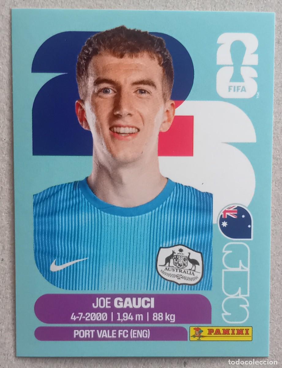 Cromos de f&uacute;tbol: Figurina Panini 2026 Cromo World Cup Usa Mundial 2026 Joe Gauci Australia n AUS 3