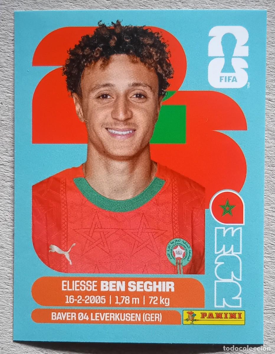 Cromos de f&uacute;tbol: Figurina Panini 2026 Cromo World Cup Usa Mundial 2026 Eliesse Ben Seghir Morocco n MAR 12