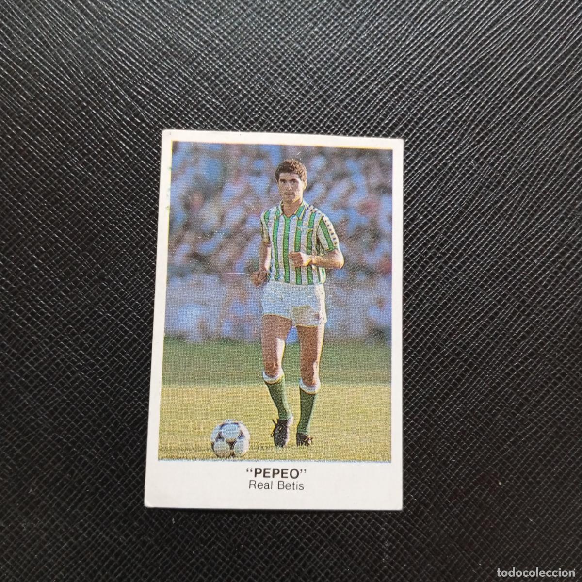 Cromos de f&uacute;tbol: PEPEO REAL BETIS CANO 1983 1984 CROMO FUTBOL 83 84 LIGA - DESPEGADO - A25 PG33 FICHAJE 17