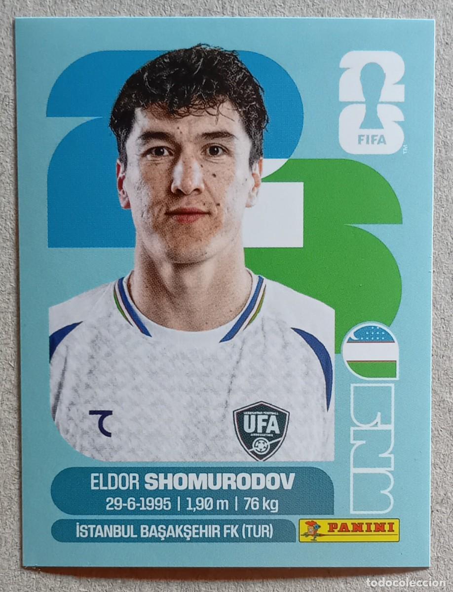 Cromos de f&uacute;tbol: Figurina Panini 2026 Cromo World Cup Usa Mundial 2026 Eldor Shomurodov Uzbekistan n UZB 16