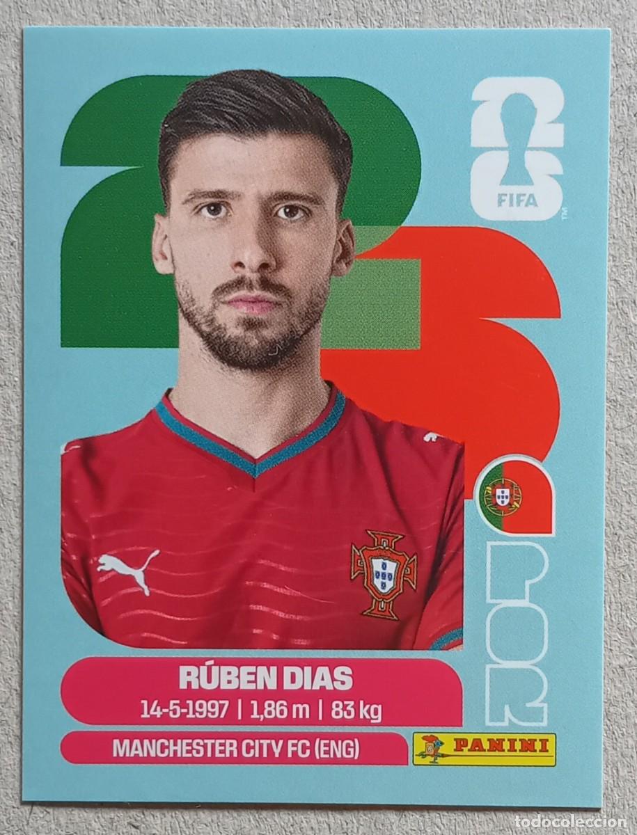 Cromos de f&uacute;tbol: Figurina Panini 2026 Cromo Fifa World Cup Usa Mundial 2026 R&uacute;ben Dias Portugal n POR 4