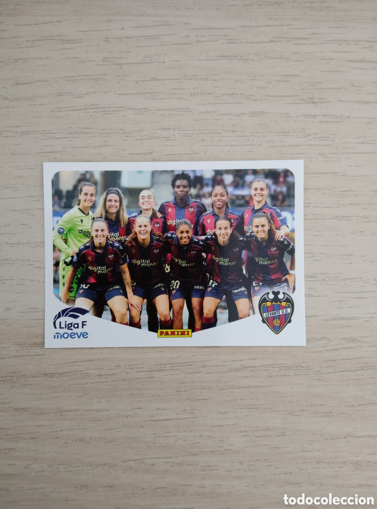 Cromos de f&uacute;tbol: 223 PLANTILLA LEVANTE LIGA F 2025 2026