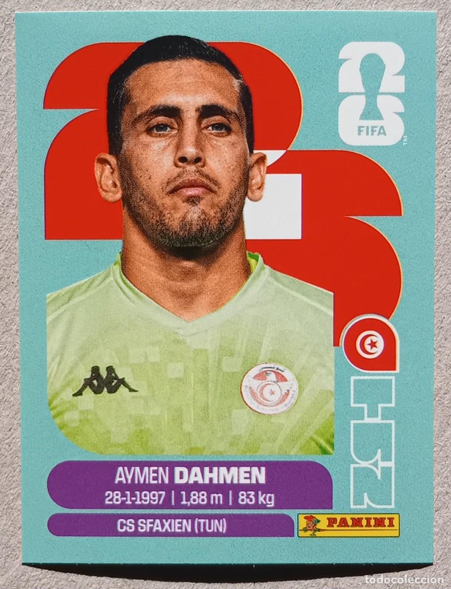Cromos de f&uacute;tbol: Figurina Panini 2026 Cromo World Cup Usa Mundial 2026 Aymen Dahmen Tunisia n TUN 3