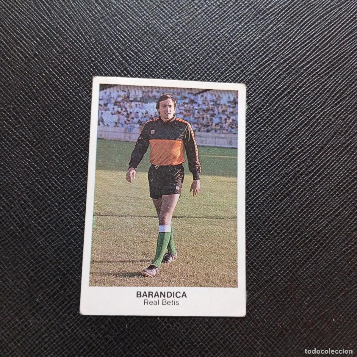 Cromos de f&uacute;tbol: BARANDICA REAL BETIS CANO 1983 1984 CROMO FUTBOL 83 84 LIGA - DESPEGADO - A25 PG33 FICHAJE 18