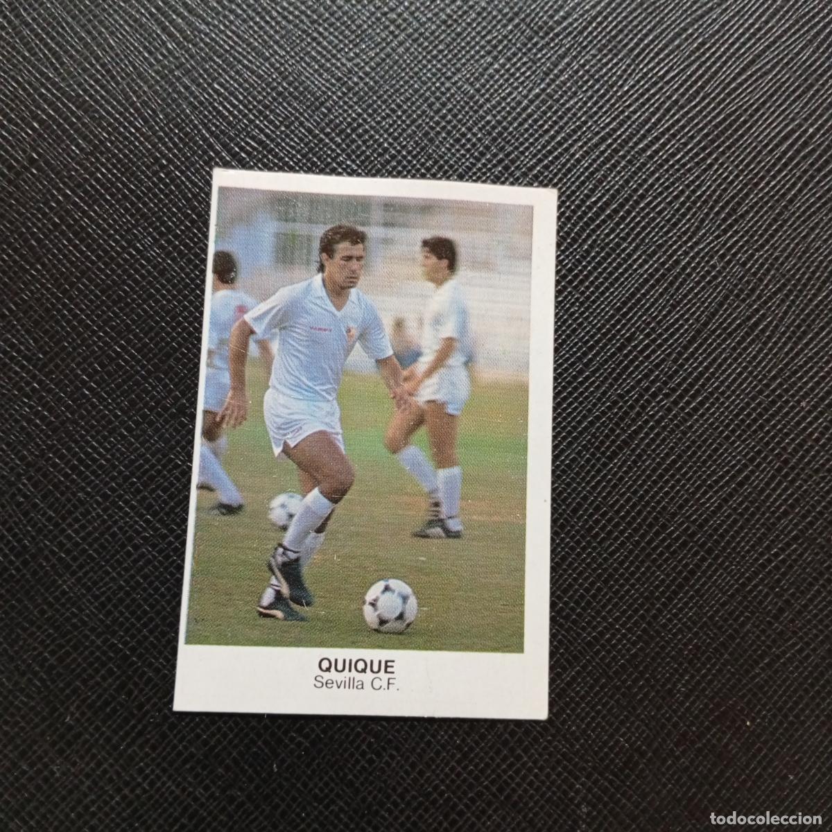 Cromos de f&uacute;tbol: QUIQUE SEVILLA CANO 1983 1984 CROMO FUTBOL 83 84 LIGA - DESPEGADO - A25 PG34 FICHAJE 20