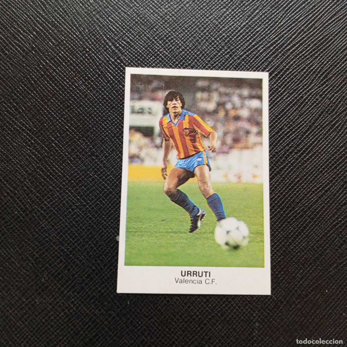 Cromos de f&uacute;tbol: URRUTI VALENCIA CANO 1983 1984 CROMO FUTBOL 83 84 LIGA - DESPEGADO - A25 PG34 FICHAJE 22