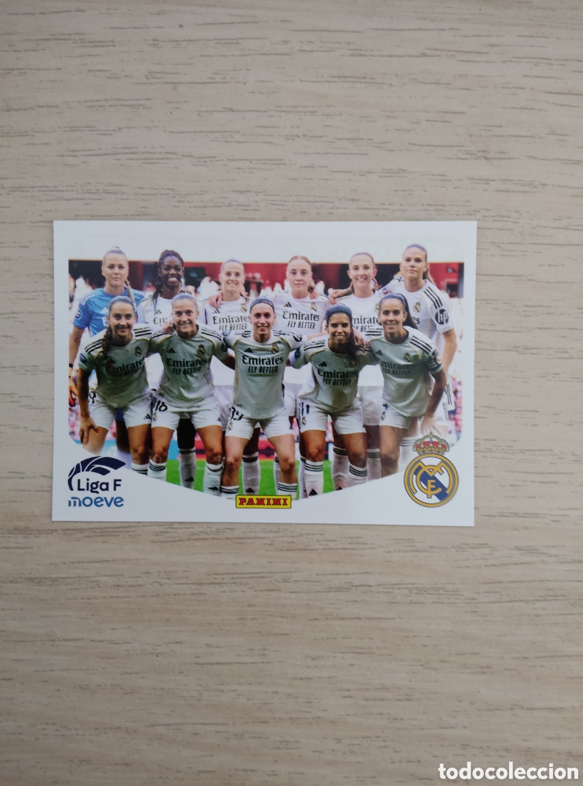 Cromos de f&uacute;tbol: 263 PLANTILLA REAL MADRID LIGA F 2025 2026