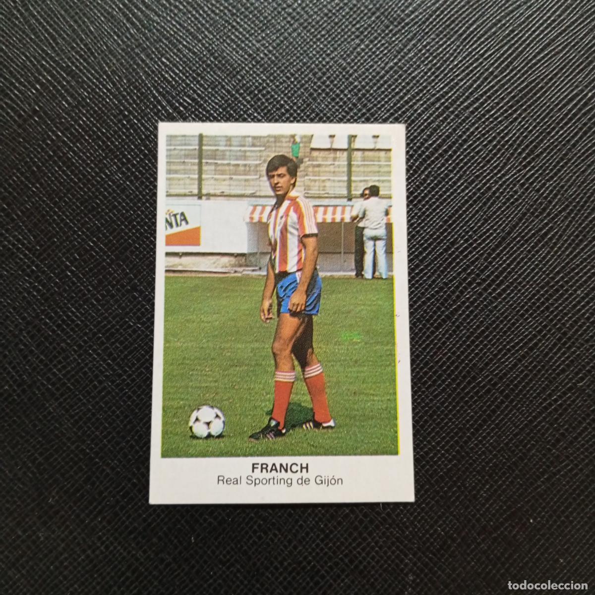 Cromos de f&uacute;tbol: FRANCH SPORTING GIJON CANO 1983 1984 CROMO FUTBOL 83 84 LIGA - DESPEGADO - A25 PG34 FICHAJE 26