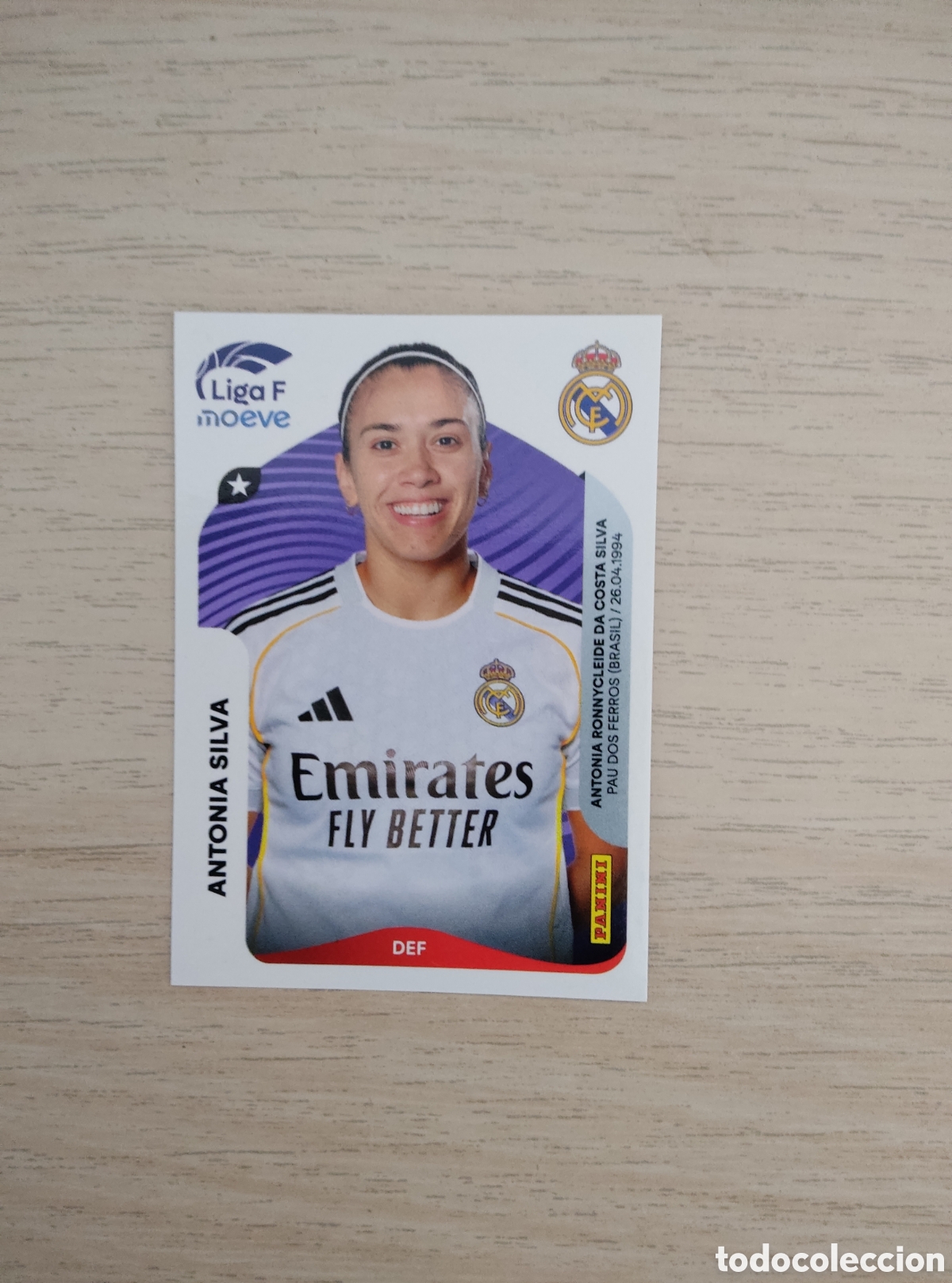 Cromos de f&uacute;tbol: 266 B ANTONIA SILVA REAL MADRID LIGA F 2025 2026