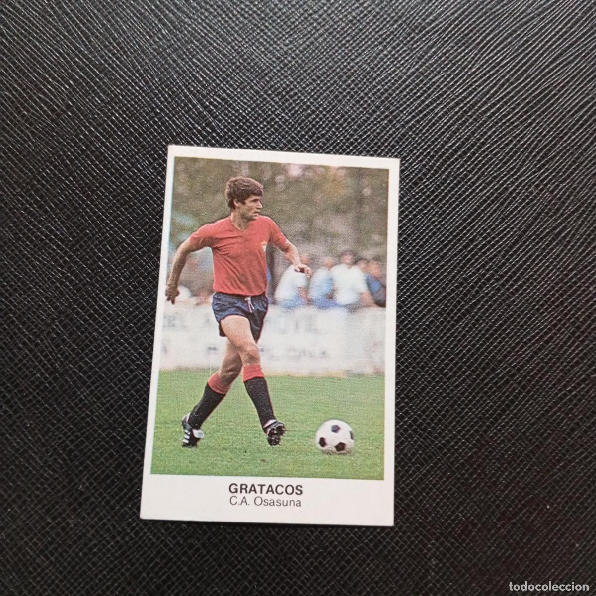Cromos de f&uacute;tbol: GRATACOS OSASUNA CANO 1983 1984 CROMO FUTBOL 83 84 LIGA - DESPEGADO - A25 PG35 FICHAJE 27
