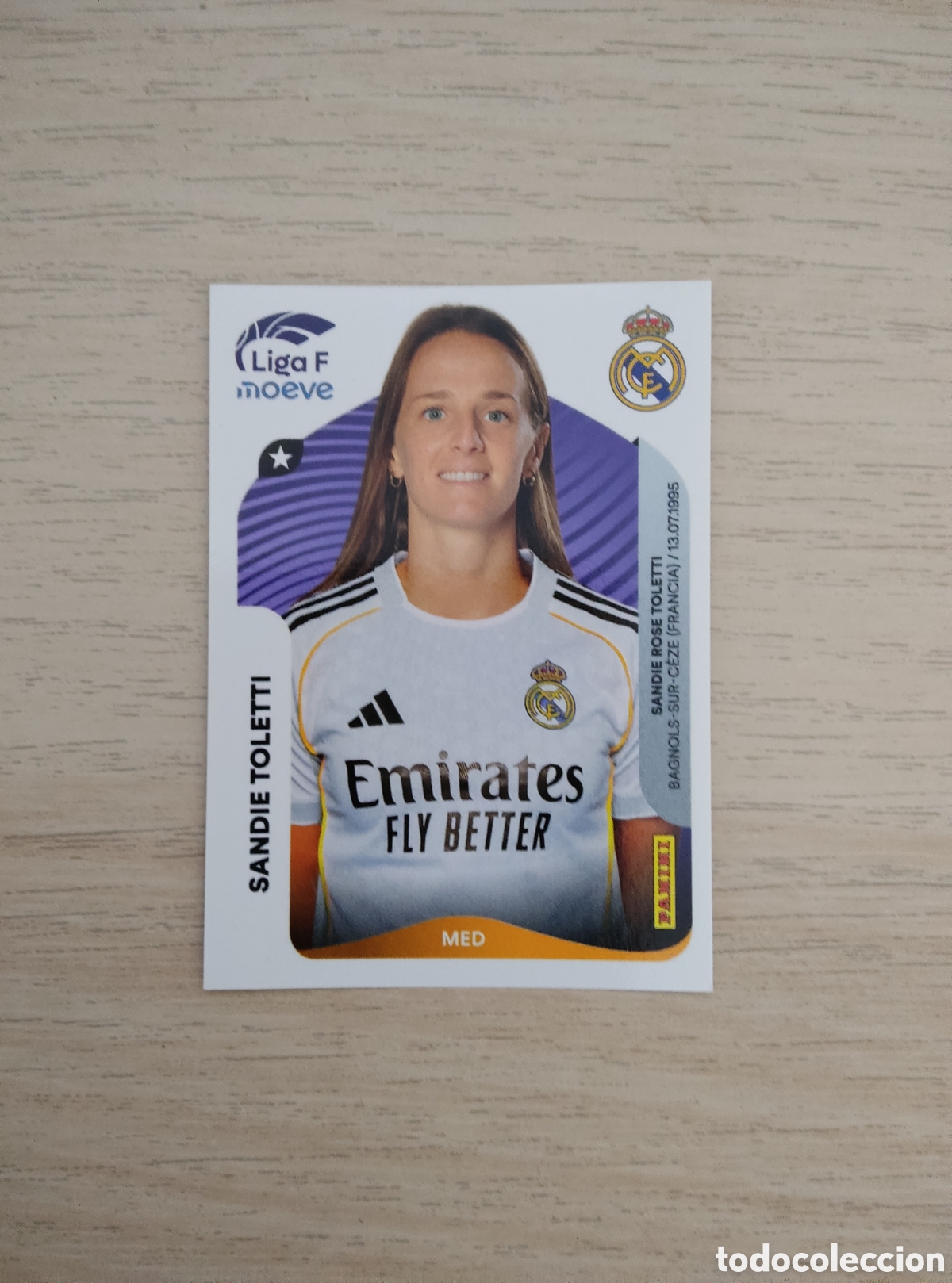 Cromos de f&uacute;tbol: 272 A SANDIE TOLETTI REAL MADRID LIGA F 2025 2026