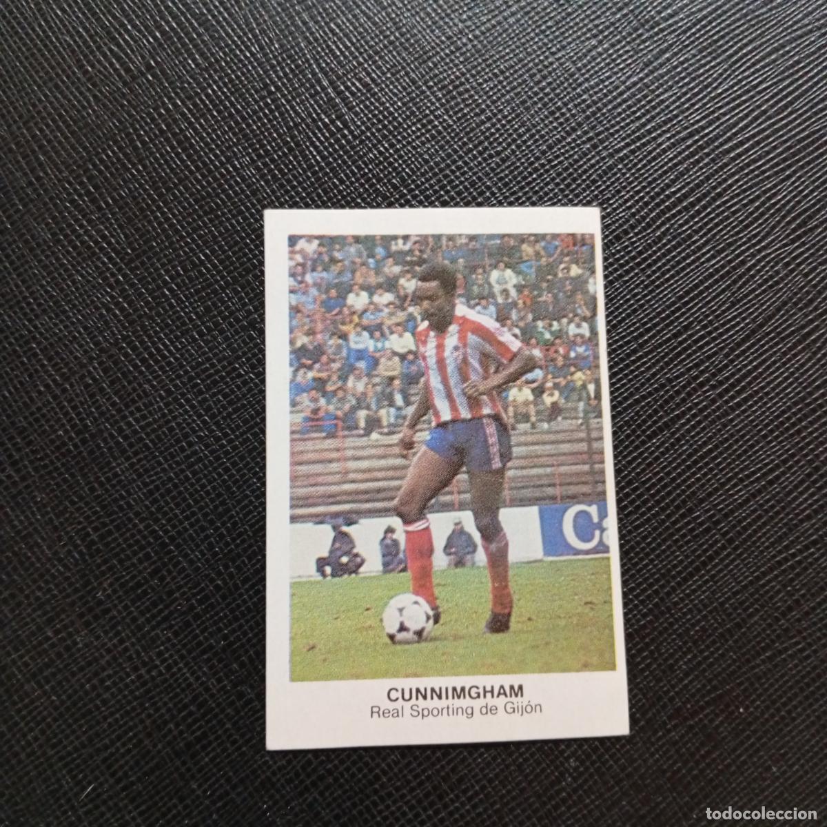 Cromos de f&uacute;tbol: CUNNANGHAM SPORTING GIJON CANO 1983 1984 CROMO FUTBOL 83 84 LIGA - DESPEGADO - A25 PG35 FICHAJE 32