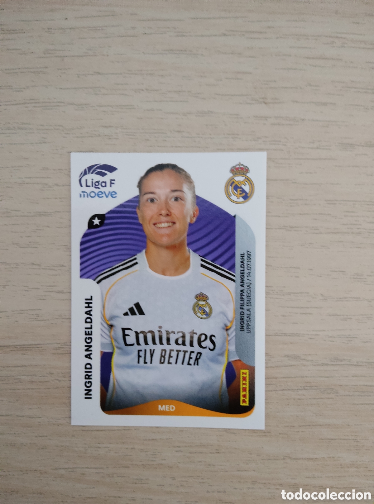 Cromos de f&uacute;tbol: 273 INGRID ANGELDAHL REAL MADRID LIGA F 2025 2026