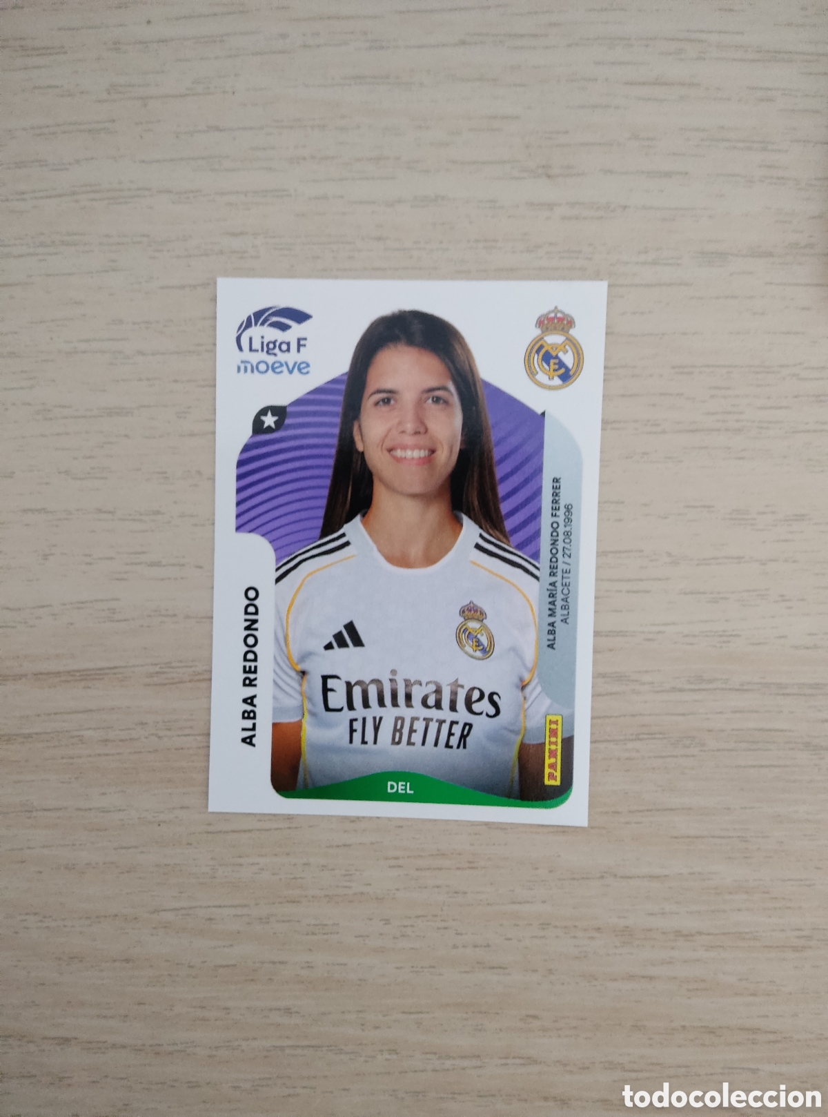 Cromos de f&uacute;tbol: 279 A ALBA REDONDO REAL MADRID LIGA F 2025 2026