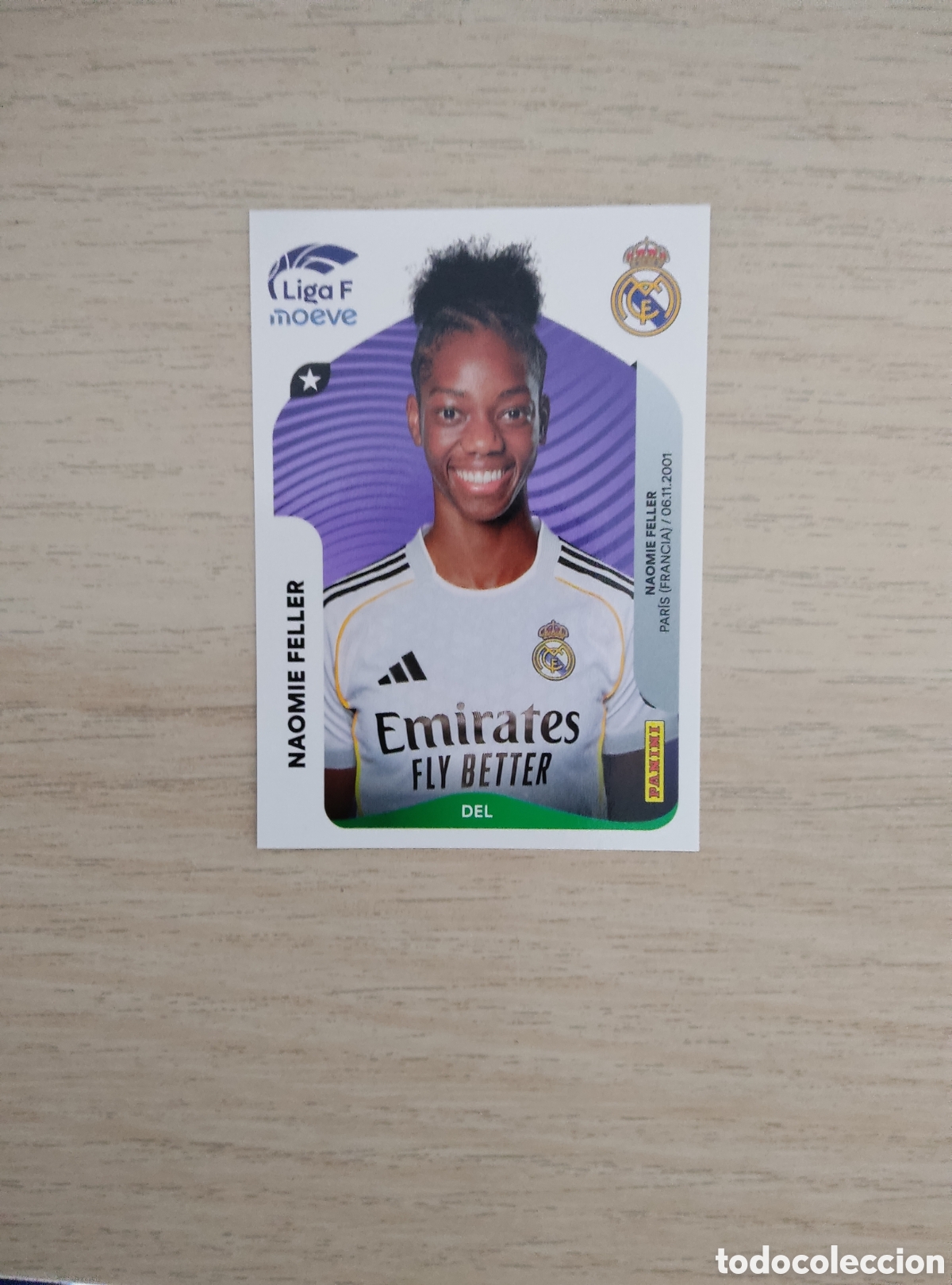 Cromos de f&uacute;tbol: 279 B NAOMIE FELLER REAL MADRID LIGA F 2025 2026