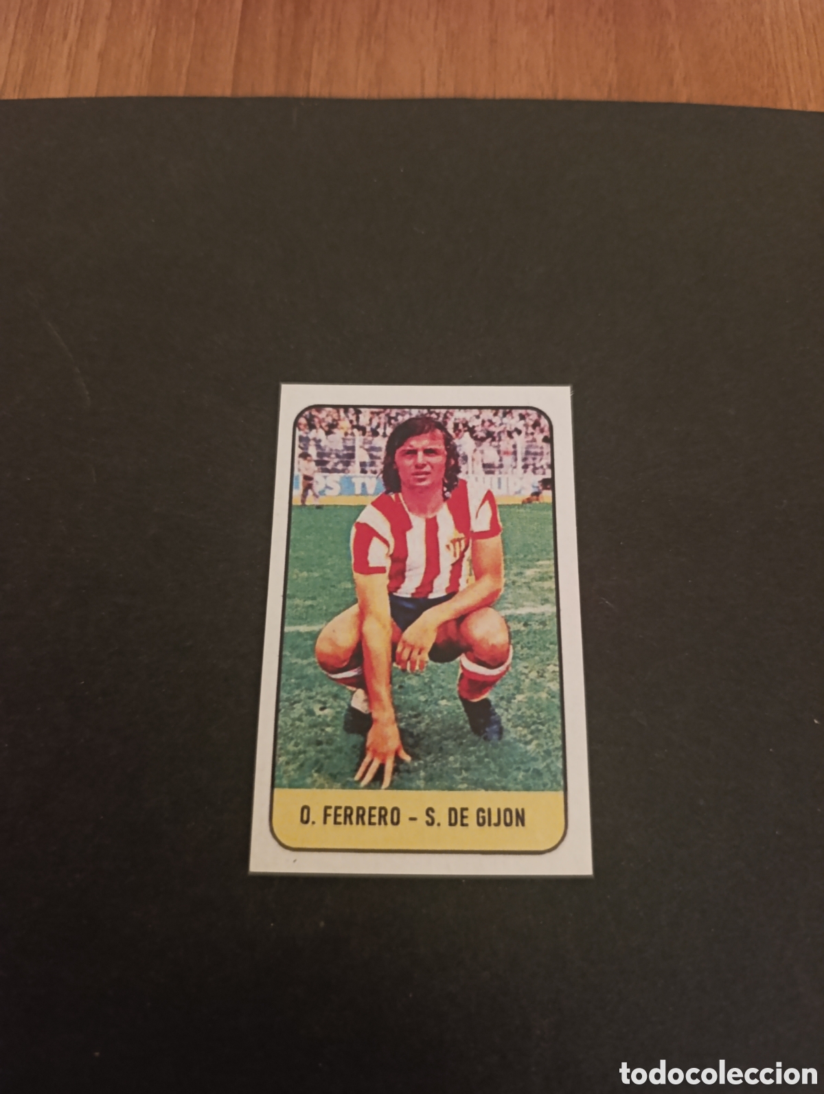 Cromos de f&uacute;tbol: Cromo &Oacute;scar Ferrero Sporting de Gij&oacute;n Liga Este 78 79, ampliaci&oacute;n de la colecci&oacute;n.
