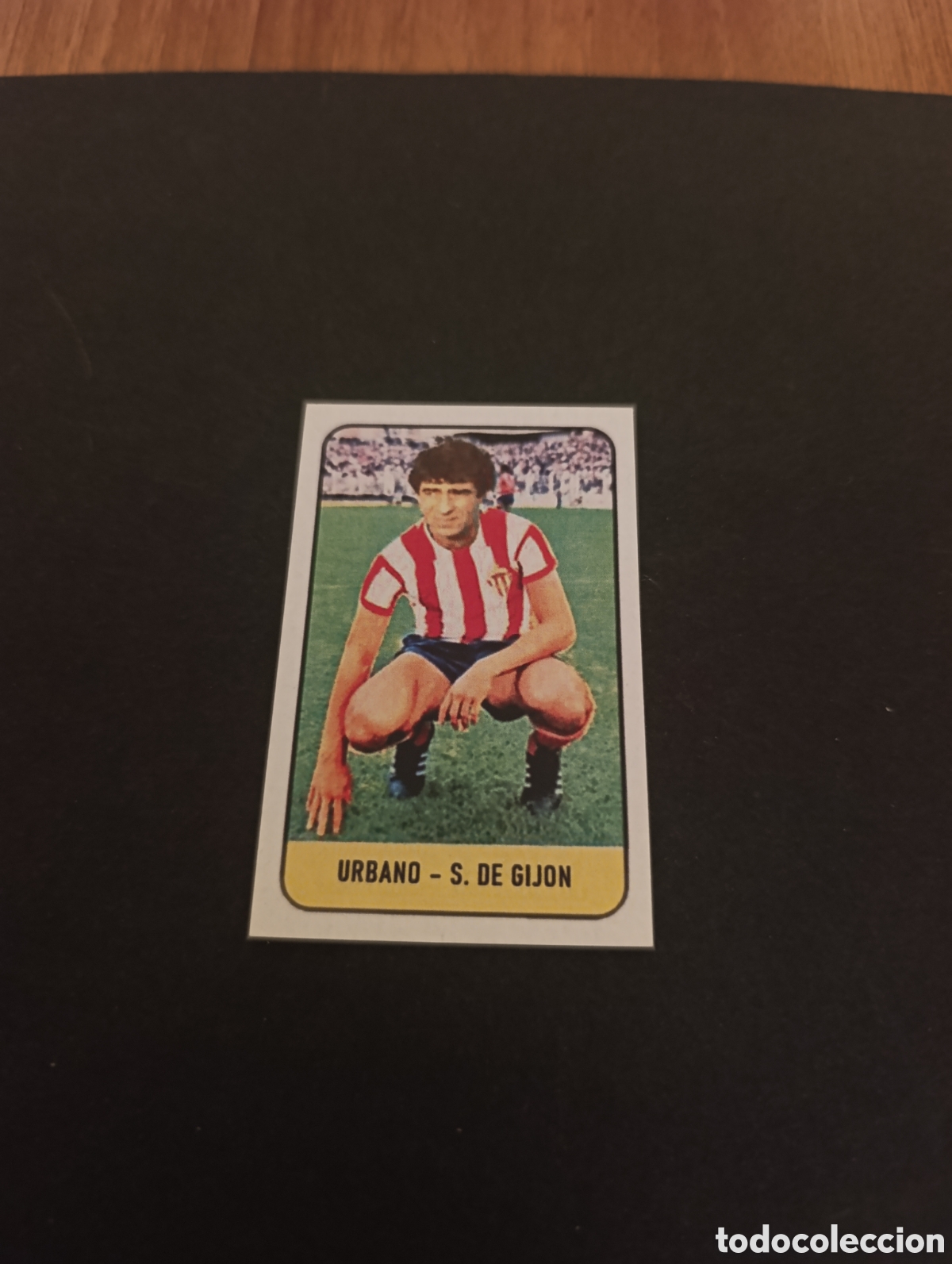 Cromos de f&uacute;tbol: Cromo Urbano Sporting de Gij&oacute;n Liga Este 78 79, ampliaci&oacute;n de la colecci&oacute;n.