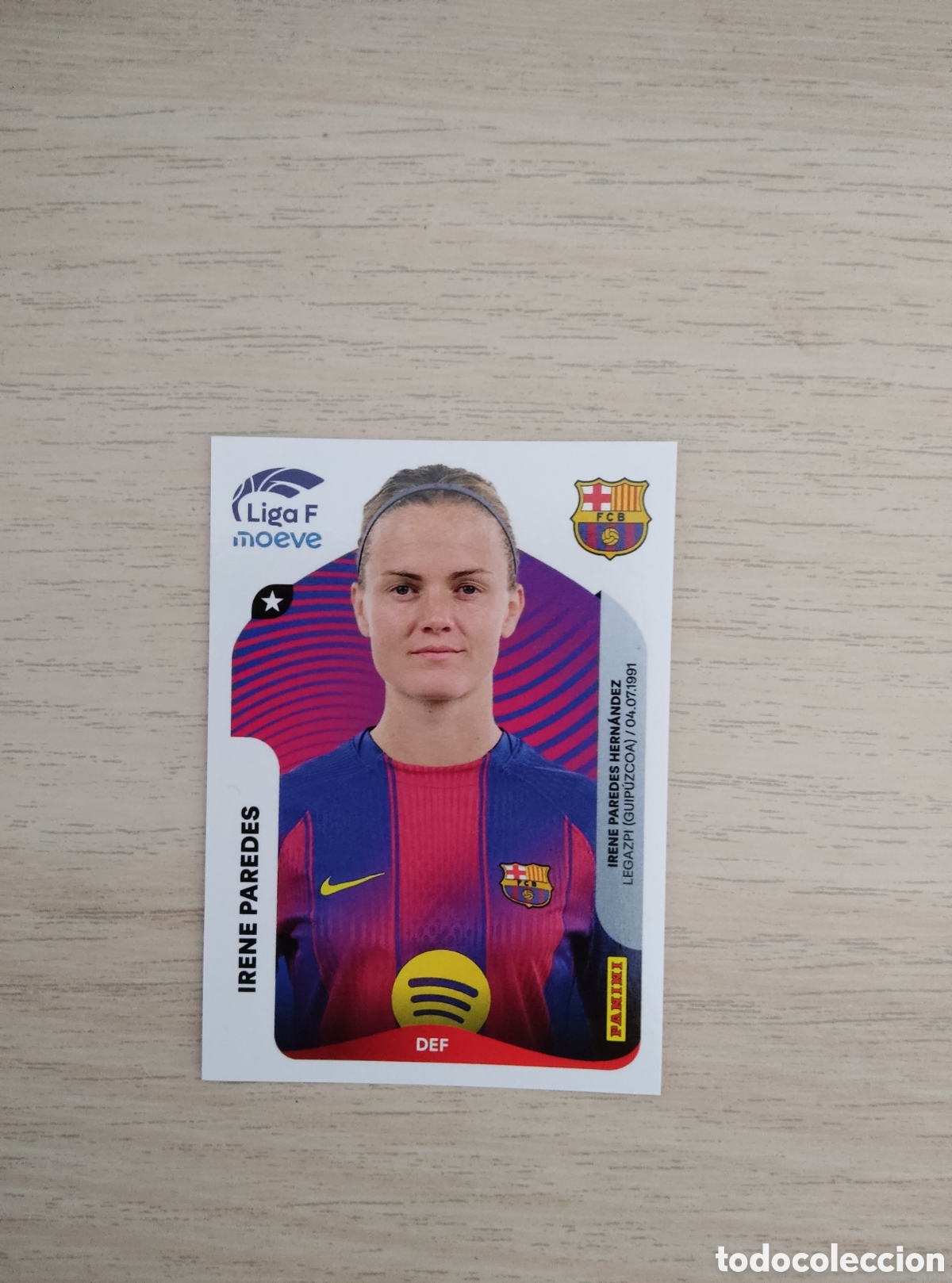 Cromos de f&uacute;tbol: 88 IRENE PAREDES BARCELONA LIGA F 2025 2026