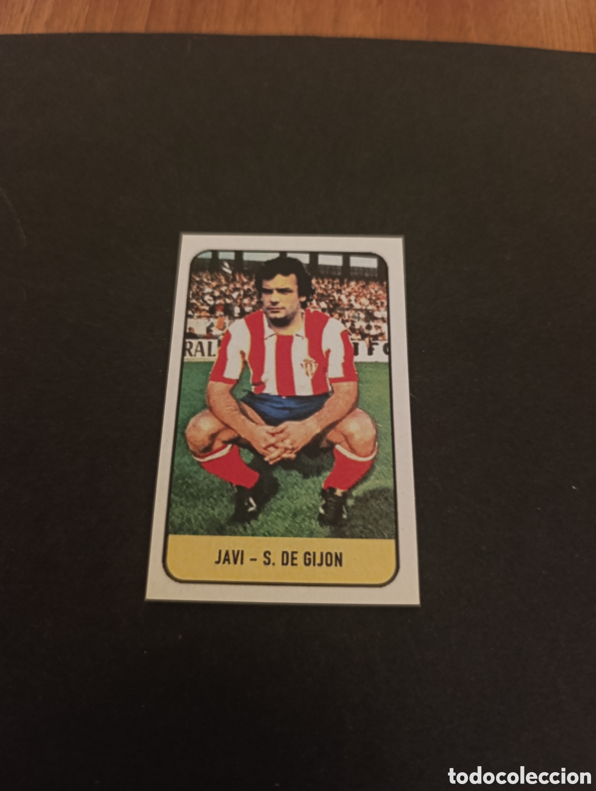 Cromos de f&uacute;tbol: Cromo Javi Sporting de Gij&oacute;n Liga Este 78 79, ampliaci&oacute;n de la colecci&oacute;n.