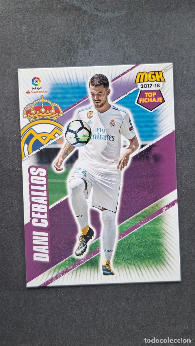 Cromos de f&uacute;tbol: L1 DANI CEBALLOS REAL MADRID 398 TOP FICHAJE PANINI MEGACRACKS 2017 2018 17 18
