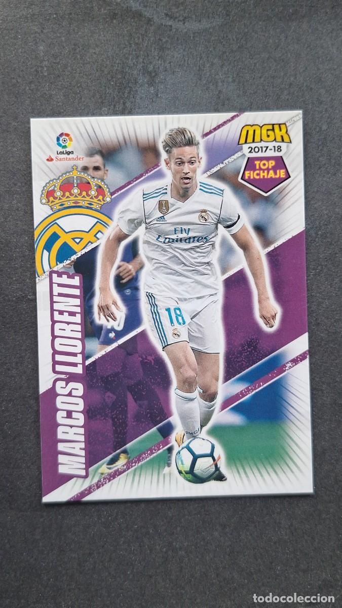 Cromos de f&uacute;tbol: L1 MARCOS LLORENTE REAL MADRID 399 TOP FICHAJE PANINI MEGACRACKS 2017 2018 17 18